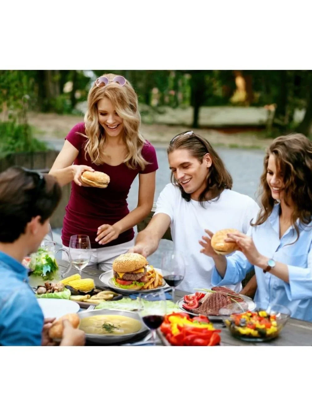 Ultra-Portable Stainless Steel Plate Set - 8.5